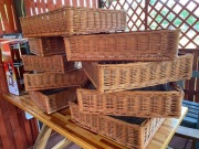 DUŻY KOSZ TACA WIKLINOWA (SKLEP, PIEKARNIA PIECZYWO ZIOŁA)