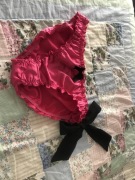 La senza nowe satynowe różowe majtki z wiązaniem