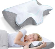 Poduszka ortopedyczna ergonomiczna zmniejsza ból szyi i kręgosłupa Nowa