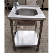 Zlew 1 Komorowy z Półką - 60/60/85 cm - M.1570.N