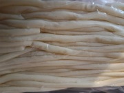 Korbacze sznurki nitki białe wiazka.500g 