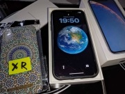 iPhone XR 64GB niebieski, sprawny, bez blokad, komplet z pudełkiem + 2 etui
