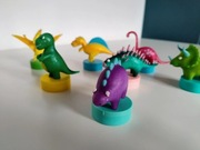Dinozaury stemple 7 sztuk