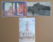 POWSZECHNA WYSTAWA KRAJOWA POZNAŃ 1929 zestaw pocztówek, zdjęć, map