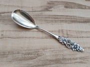 ŁYŻECZKA DO PRZYSTAWEK SREBRO PRÓBA 813 FINLANDIA KWIATY 1938r 