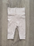 Legginsy spodenki niemowlęce szary beż H&M r50/56