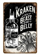 Tablica vintage znak metalowy ścienny retro plakat