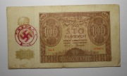 stary banknot 100 zł 1940 rzadki