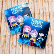 Zestaw 2 szt. Książka na rzepy K-pop Demon Hunters. Lamibook. Huntrix. 