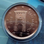 SAN MARINO 2018 2 CENTY UNC !!!!!!!!!!