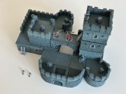 Teren do gier bitewnych - modułowy zamek, wydruk 3d żywica, cena za całość