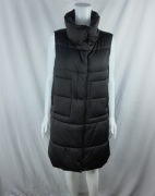 Massimo Dutti długa kamizelka puchowa M