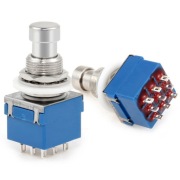 FOOTSWITCH PRZEŁĄCZNIK NOŻNY 3PDT 9-PIN - TRUE BYPAS - 2 SZT.