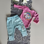 komplet body+spodnie, r. 74, 2-pak, zestaw