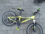 Rower dziecięcy Unibike Pilot 20" zielono-czarny