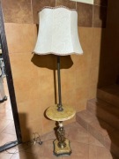 Stara lampa mosiac kamien stojaca podlogowa