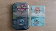 Puszka i karta Squirtle Pokemon Kanto Friends