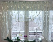 Firany gotowe z lamówką