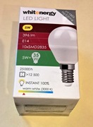 Żarówka LED E14 5W 396lm B45 Ciepła 3000K Whitenergy