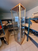 Gablota Witryna Sklepowa Obrotowa + Zamek