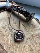 Naszyjnik zawieszka oko opaczności boho hippie