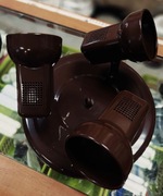 Lampa sufitowa regulowana klosze na 3 żarówki E27 