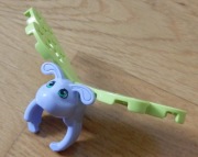 Pierścionek dla dziewczynki dziecka motyl motylek