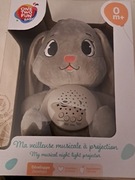 Lampka nocna z projektorem muzycznym .