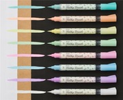 Markery pędzelkowe PENTEL Milky Brush Marker - (w zestawie taniej)