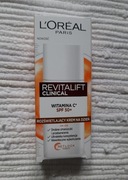 L’oreal Revitalift Clinical, Rozświetlający krem z witaminą C i SPF50+
