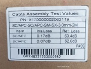 SINGLE MODE PATCH CORD SC/APC -SC/APC TANIO NOWY =G657A2 SM3.0