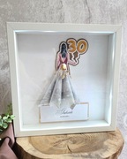 Ramka 3d na urodziny, dla kobiety, 18, trzydziestka, czterdziestka