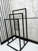 Stojak wieszak na ręczniki loft , solidny