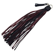 Flogger do spankingu dynamicznego. Skóra naturalna. Skrócona rękojeść.