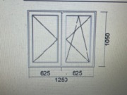 Sprzedam Okno 125x105