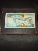 Banknot 1 Dinar Kuwejt