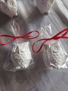 Sowy sówki figurki dekoracje gipsowe do malowania 