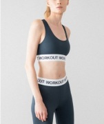 stanik sportowy top z elastycznym pasem WORKOUT marki Lefties r. L 