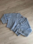 niebieski sweterek miś kardigan H&M 40 L