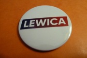 Lewica SLD Button Przypinka Polityka Partia Wybory Sejm