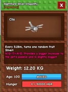 grow a garden nightmare silver dragonfly