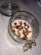 Ręcznie robiona świeczka sojowa pieczone jabłko