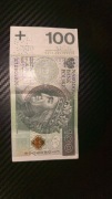 Banknot 100zł rzadki numer seryjny