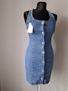 Nowa sukienka XS/34 bershka jeansowa 
