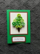 Kartka bożonarodzeniowa, świąteczna, ręcznie robione, quilling