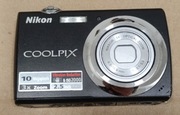 Aparat cyfrowy Nikon Coolpix S220, uruchamia się, nietestowany