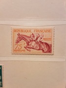 Francja  1953 Mi  983  koń  LUZAK   czysta idealna pozycja 35 €