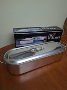 Garnek do ryb, stal nierdzewna, 50 cm, nowy