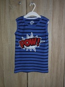 Koszulka bawełniana na ramiączkach r. 122/128