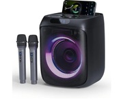 Głośnik z dwoma bezprzewodowymi mikrofonami 